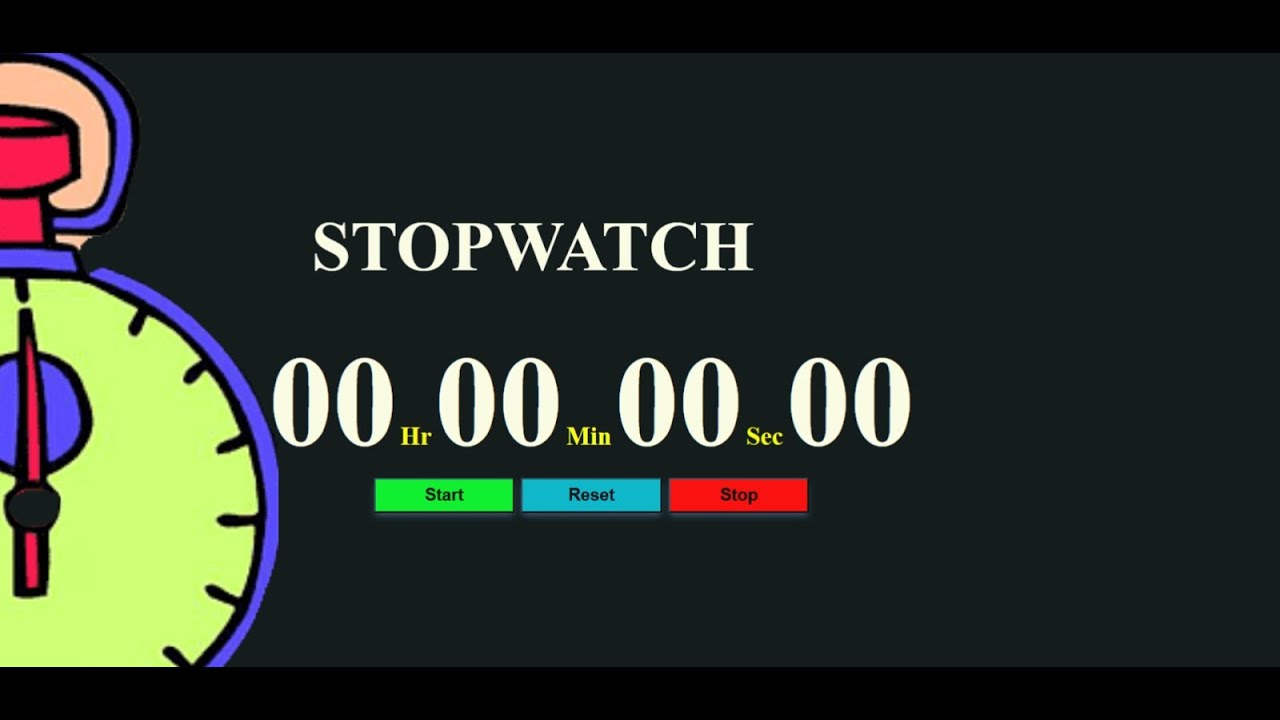 How to make a Stopwatch using HTML CSS and JavaScript|Free Source Code post thumbnail image