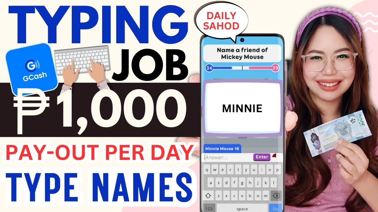 EASY TYPING JOB! P1,000 PAY-OUT PER DAY | TYPE NAMES ONLY | WALANG PUHUNAN | GCASH SAHOD post thumbnail image