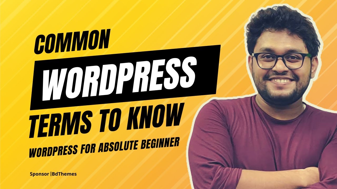Common WordPress Terms A Beginner Should Know – Site Title, Widgets, Tagline, Menu, Post, Slug post thumbnail image
