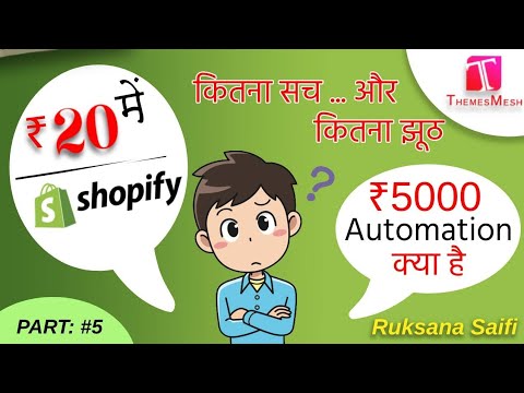 The reality of ₹20 Shopify Basic Plan | 5000 Automation kya hai | Themesmesh | Ruksana Saifi post thumbnail image