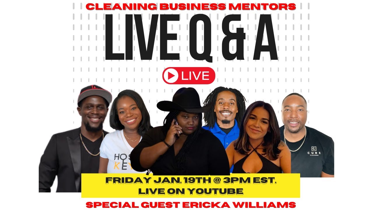 Cleaning Business Mentors LIVE Q&A W/ Ericka Williams From The Classy Climb Blog! post thumbnail image
