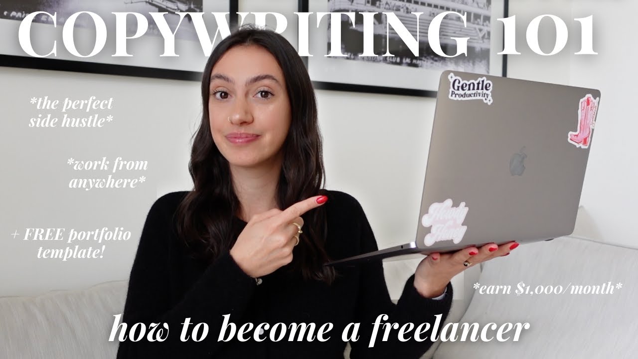 How To Become a Freelance Writer in 2024 💸 How to start, What to charge + free portfolio template! post thumbnail image