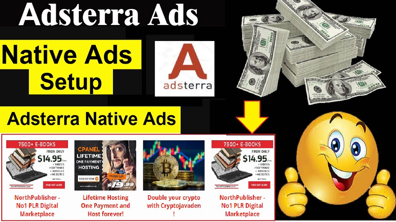 Adsterra Native Banner ads Setup | WordPress Adsterra ads post thumbnail image
