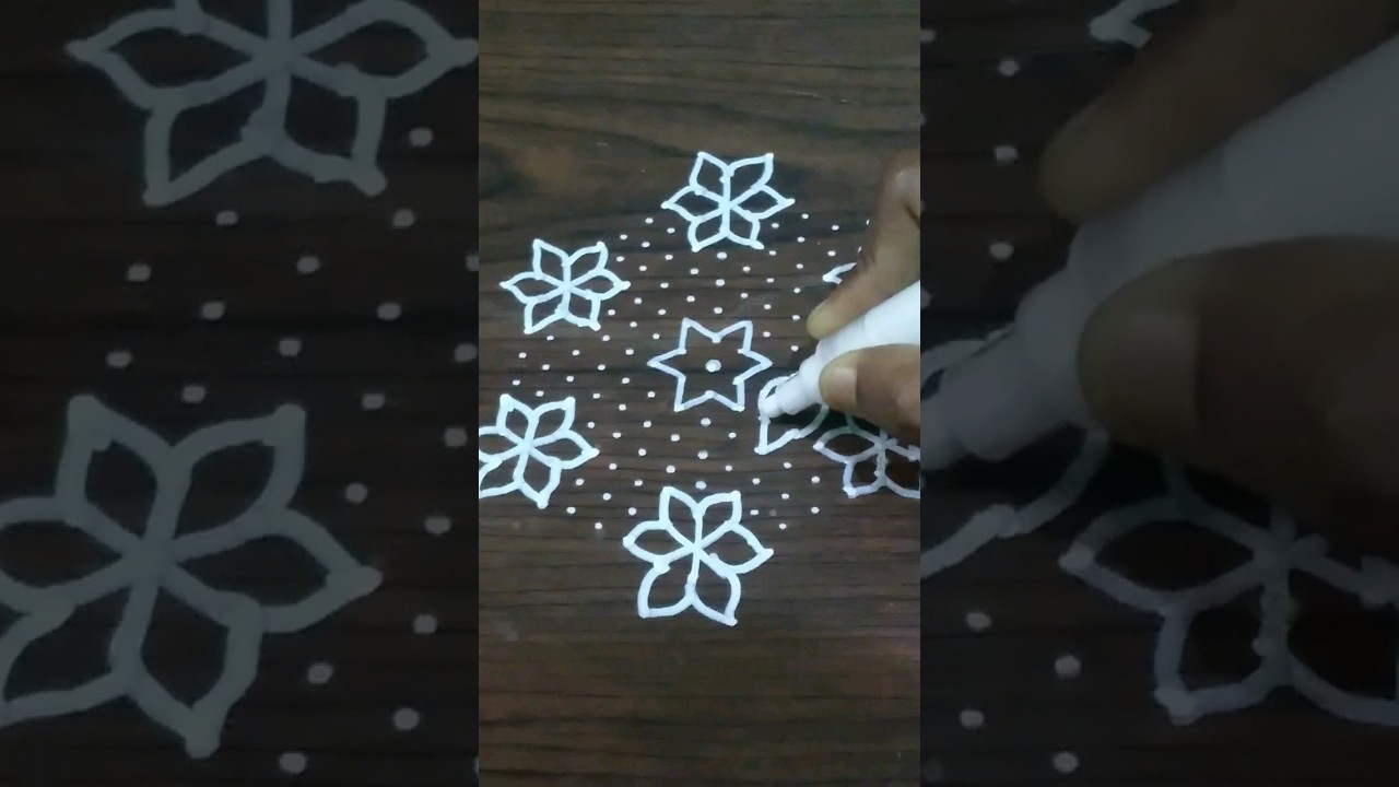 15*8dots//easy Star kolam//pls//comment//subscribe post thumbnail image