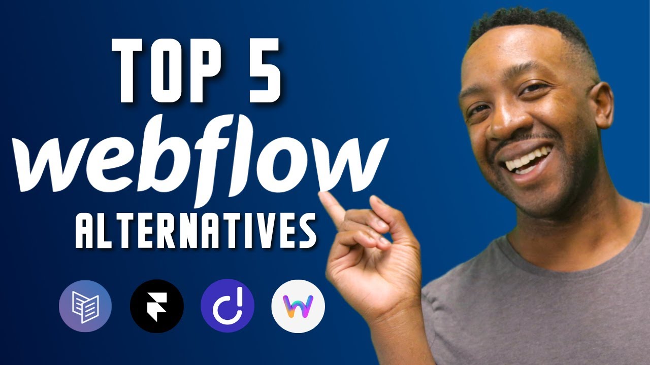 Top 5 Webflow Alternatives for Building Web Sites | No Code website builders post thumbnail image