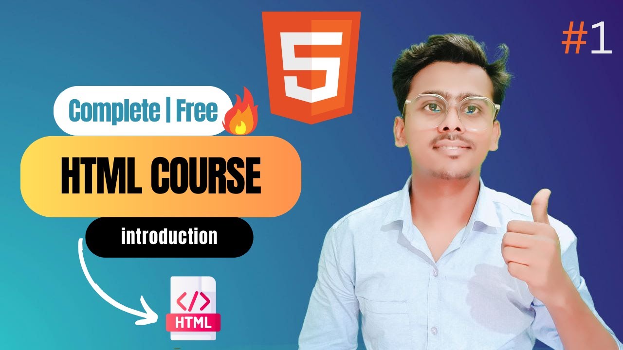 HTML Tutorial for beginners  | intro to HTML | 🔥 Complete course | 🔥With proper Notes 🔥 post thumbnail image