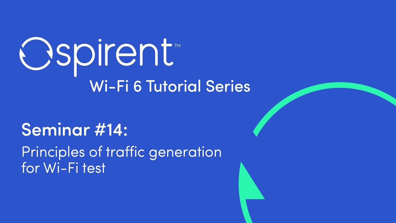 Wi-Fi 6 Tutorial Series – #14: Principles of traffic generation for Wi-Fi test post thumbnail image