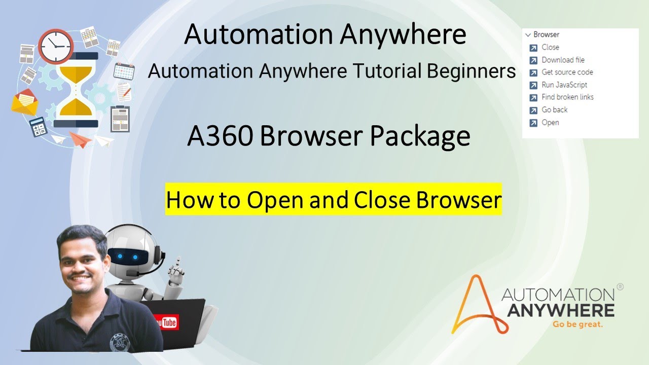 Automation Anywhere Tutorial | a360Tutorial For Beginners | How to Open and Close Browser in a360 post thumbnail image